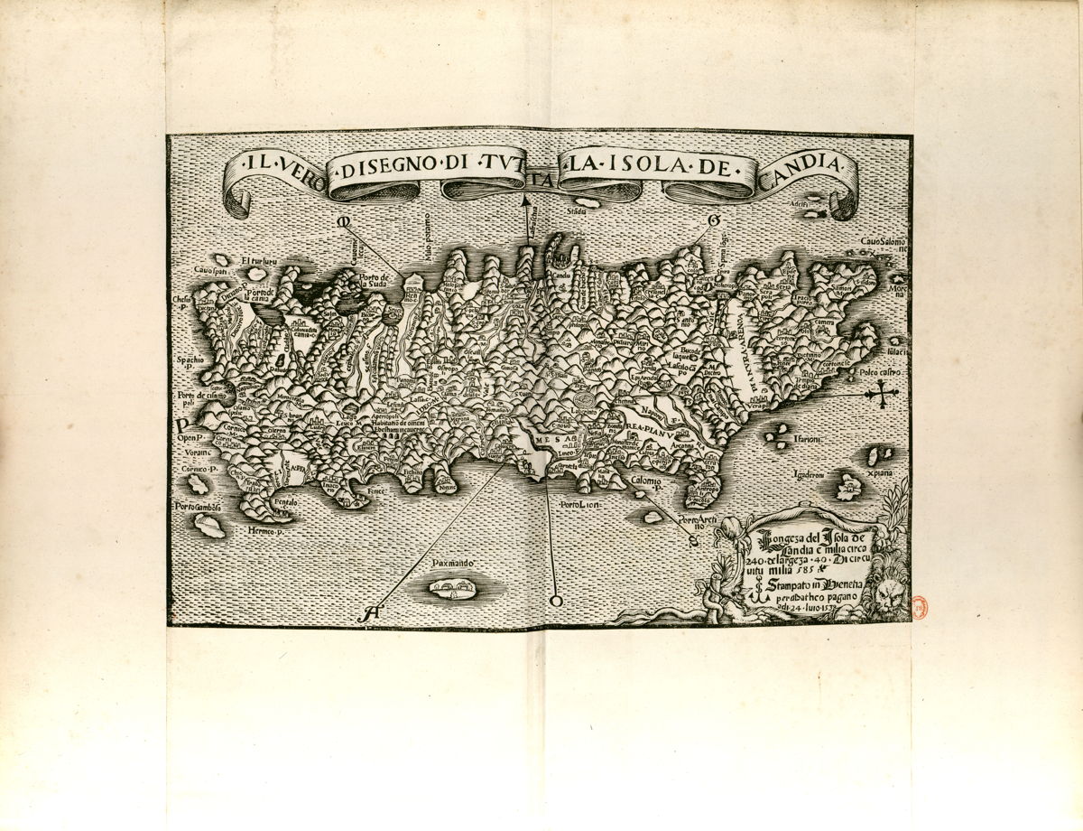 1515-1565 Il vero disegno di tutta la isola de Candia : Pagano, Matteo (1515%3F-1565%3F).jpg